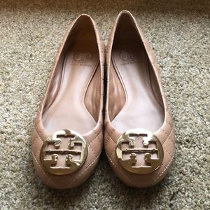 Quilted Tory Burch Flats